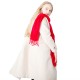 Wholesale manufacturer of cross-border New Year's Eve red scarves, European and American autumn and winter Christmas tassel solid color red scarves Wholesale manufacturer of cross-border New Year's Eve red scarves, European and American autumn and winter Christmas tassel solid color red scarves