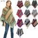 New Christmas style women's red retro ethnic style Tibetan travel pullover cape shawl for spring, autumn and winter