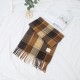 Manufacturer of new autumn and winter Korean version men's warm double-sided checkered scarf and dual-purpose women's shawl for foreign trade Manufacturer of new autumn and winter Korean version men's warm double-sided checkered scarf and dual-purpose women's shawl for foreign trade