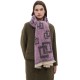New style of men's and women's striped jacquard scarves for autumn and winter in Europe and America, produced by Tonglu manufacturer New style of men's and women's striped jacquard scarves for autumn and winter in Europe and America, produced by Tonglu manufacturer
