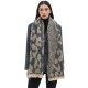 Wholesale manufacturer of cross-border hot 2025 new style export European and American autumn and winter short beard jacquard large leopard print scarves and shawls Wholesale manufacturer of cross-border hot 2025 new style export European and American autumn and winter short beard jacquard large leopard print scarves and shawls