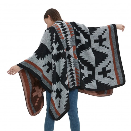 The new geometric shawl for foreign trade is the same ethnic style travel air-conditioned blanket shawl that Europe and America yearn for in autumn and winter The new geometric shawl for foreign trade is the same ethnic style travel air-conditioned blanket shawl that Europe and America yearn for in autumn and winter