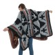 The new geometric shawl for foreign trade is the same ethnic style travel air-conditioned blanket shawl that Europe and America yearn for in autumn and winter The new geometric shawl for foreign trade is the same ethnic style travel air-conditioned blanket shawl that Europe and America yearn for in autumn and winter