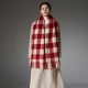 Amazon's popular foreign trade European and American autumn and winter high-end new fringed checkered scarf and shawl manufacturer
