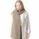 New winter Korean-style thick woolen knitted solid color scarf, thickened couple knitted scarf for men and women, batch from Tonglu manufacturer