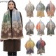 Factory direct supply of new women's scarves for export, European and American autumn and winter jacquard heart-shaped scarves with loop yarns Factory direct supply of new women's scarves for export, European and American autumn and winter jacquard heart-shaped scarves with loop yarns