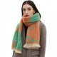 Factory direct supply of cross-border export European and American autumn and winter women's shawls, 2024 new style flower jacquard scarves in stock Factory direct supply of cross-border export European and American autumn and winter women's shawls, 2024 new style flower jacquard scarves in stock