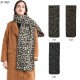 Factory direct supply of Amazon's best-selling scarves with a high-end feel, new autumn and winter circular yarn leopard print scarves for export to Europe and America Factory direct supply of Amazon's best-selling scarves with a high-end feel, new autumn and winter circular yarn leopard print scarves for export to Europe and America