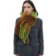 A manufacturer of new autumn and winter faux horsehair loop yarn thick and thickened large checkered scarves for Europe and America A manufacturer of new autumn and winter faux horsehair loop yarn thick and thickened large checkered scarves for Europe and America