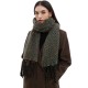 Wholesale of new types of scarves for cross-border trade in Europe and America, autumn and winter for men and women with tassels and colorful floral patterns Wholesale of new types of scarves for cross-border trade in Europe and America, autumn and winter for men and women with tassels and colorful floral patterns