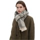 Factory direct supply of new men's and women's scarves for cross-border trade, European and American autumn and winter cashew flower jacquard scarves