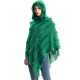 New foreign trade hooded jacket, European and American autumn and winter shawl, women's solid color hooded sweater, knitted pullover cape shawl New foreign trade hooded jacket, European and American autumn and winter shawl, women's solid color hooded sweater, knitted pullover cape shawl