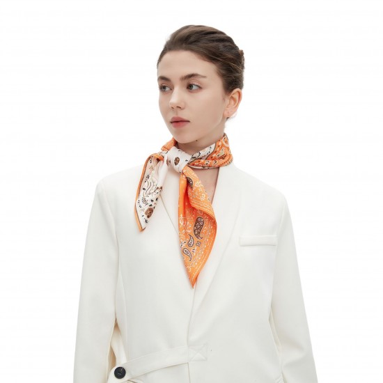 Amazon mid-to-high-quality foreign trade spring, summer and autumn thin, anti-wrinkle and anti-static double-sided printed silk scarves and square towels Amazon mid-to-high-quality foreign trade spring, summer and autumn thin, anti-wrinkle and anti-static double-sided printed silk scarves and square towels