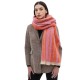 Wholesale manufacturer of new-style scarves for export to Europe and America in autumn and winter, featuring short, circular gauze and geometric jacquard scarves and shawls