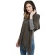 Wholesale of new solid-color striped fringed hooded capes for women in spring, autumn and winter in Europe and America Wholesale of new solid-color striped fringed hooded capes for women in spring, autumn and winter in Europe and America