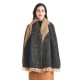 Wholesale of new European and American autumn and winter style circle jacquard color-blocked tassel scarves and thickened shawls for women Wholesale of new European and American autumn and winter style circle jacquard color-blocked tassel scarves and thickened shawls for women