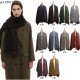 Factory direct supply for cross-border trade 2025 new style European and American autumn and winter short bristle solid color floral scarf shawl
