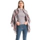 Factory direct supply of cross-border popular and in-stock new European and American scarves, large checkered triangular shawls and scarves for spring, autumn and winter