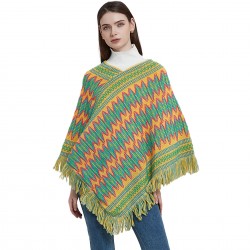 New ethnic-style travel capes for Xizang and Yunnan in autumn and winter, Christmas suits, capes and shawls