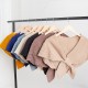 Factory direct supply of high-quality spring and autumn new Korean-style fashionable women's hollowed-out woolen knitted outer shawl