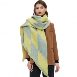 Amazon's best-selling new shawl for export, European and American round-robin diamond-shaped diagonal scarf in stock wholesale manufacturer