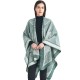 Factory direct supply of high-quality products for cross-border export to Europe, America, spring, autumn and winter, 2025 new style jacquard geometric shawl for women