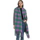 Factory direct supply for export, new style of shawl for women, European and American autumn and winter, thickened and thick beard checkered scarf imitating mohair Factory direct supply for export, new style of shawl for women, European and American autumn and winter, thickened and thick beard checkered scarf imitating mohair