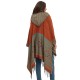 New tassel cape from the manufacturer, Amazon export, European and American spring, autumn and winter, ethnic style jacquard hooded cape shawl New tassel cape from the manufacturer, Amazon export, European and American spring, autumn and winter, ethnic style jacquard hooded cape shawl