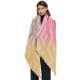 Amazon's hot export European and American autumn and winter thickened women's shawl, loop gauze geometric bevel scarf Amazon's hot export European and American autumn and winter thickened women's shawl, loop gauze geometric bevel scarf