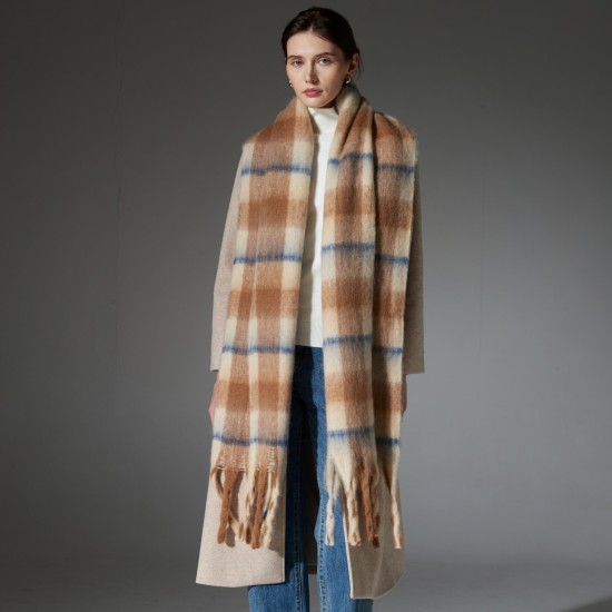 Amazon's popular foreign trade European and American autumn and winter new high-end and stylish Sugezi scarves and shawls manufacturer Amazon's popular foreign trade European and American autumn and winter new high-end and stylish Sugezi scarves and shawls manufacturer