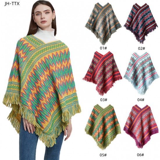 New ethnic-style travel capes for Xizang and Yunnan in autumn and winter, Christmas suits, capes and shawls New ethnic-style travel capes for Xizang and Yunnan in autumn and winter, Christmas suits, capes and shawls