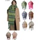New winter thickened loop yarn, thick beard, thick braid, fringed and striped scarves and shawls for export to Europe and America are in stock New winter thickened loop yarn, thick beard, thick braid, fringed and striped scarves and shawls for export to Europe and America are in stock