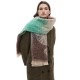 New cross-border autumn and winter export European and American circle yarn short beard jacquard ginkgo leaf scarf shawl manufacturer New cross-border autumn and winter export European and American circle yarn short beard jacquard ginkgo leaf scarf shawl manufacturer