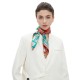 Cross-border high-quality foreign trade spring, summer and autumn headscarves, antibacterial, anti-wrinkle and anti-static double-sided printed silk scarves and square scarves Cross-border high-quality foreign trade spring, summer and autumn headscarves, antibacterial, anti-wrinkle and anti-static double-sided printed silk scarves and square scarves