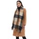 Customized manufacturer of new cross-border high-quality foreign trade European and American autumn and winter oversized and thickened fringed checkered scarves and shawls Customized manufacturer of new cross-border high-quality foreign trade European and American autumn and winter oversized and thickened fringed checkered scarves and shawls