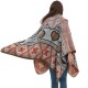 Cross-border best-selling export European and American spring and winter faux cashmere jacquard heart-shaped grey triangular overlock hooded shawl Cross-border best-selling export European and American spring and winter faux cashmere jacquard heart-shaped grey triangular overlock hooded shawl