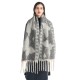 Amazon's best-selling scarf for export to Europe and America in autumn and winter, thickened imitation horsehair loop gauze butterfly jacquard scarf