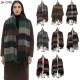 Factory direct supply of 2025 new cross-border export European and American autumn and winter men's and women's scarves, striped tassel scarves and shawls
