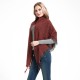 Amazon's popular European and American spring, autumn and winter women's circle yarn full polyester interlaced flower triangular shawl scarf and scarf manufacturer Amazon's popular European and American spring, autumn and winter women's circle yarn full polyester interlaced flower triangular shawl scarf and scarf manufacturer